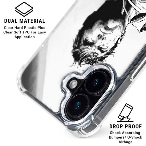 DC Comics Superman Unchained #1 SD Comic Con Variant Cover New 52 Art by Jim Lee iPhone 16 Clear Case